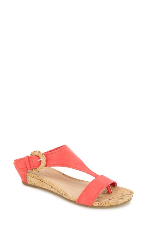 Great Buckle Wedge Sandal (Women)