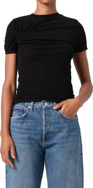 AGOLDE Lissa Twist Front T-Shirt