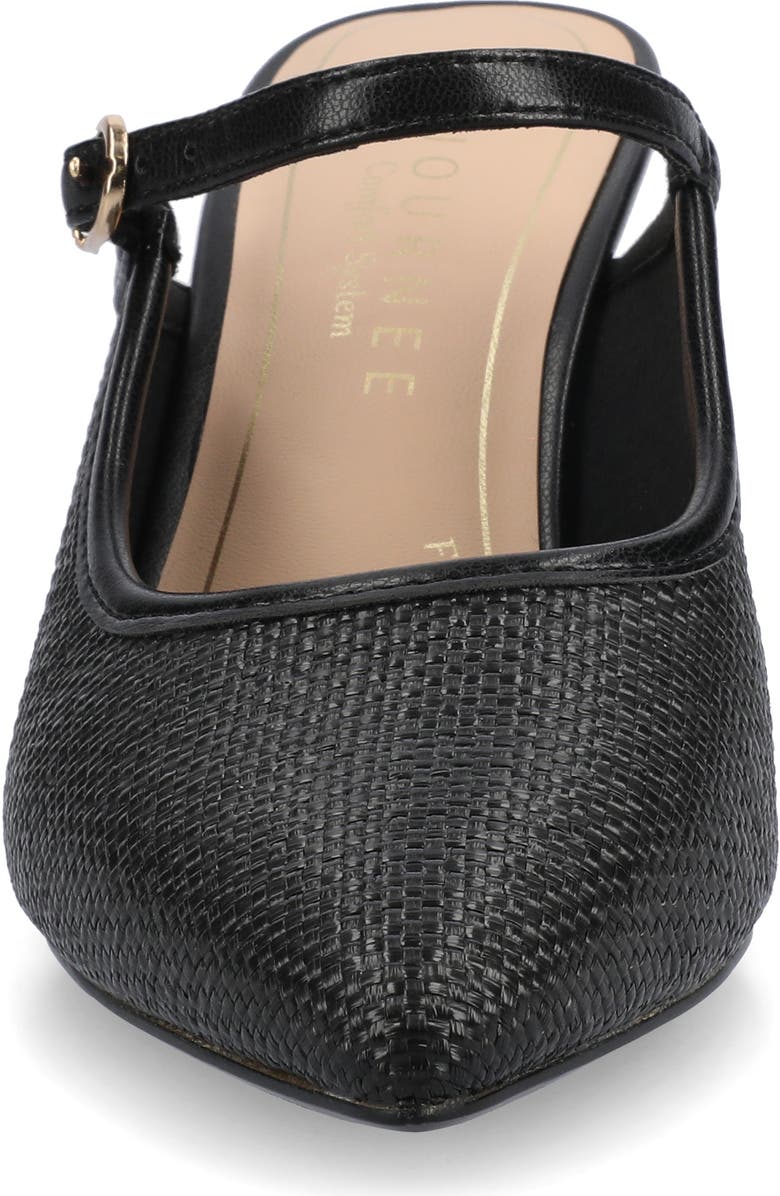Journee Collection Tiffee Pump, Alternate, color, Black