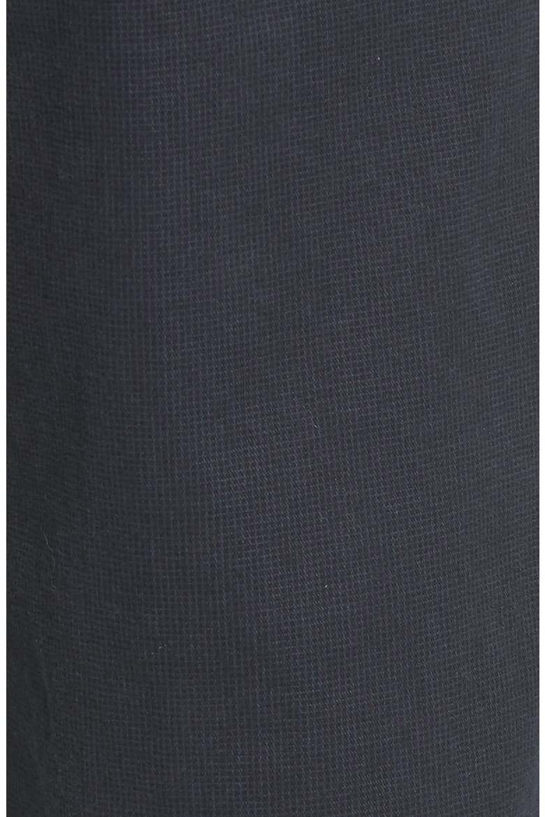 Neat Print Stretch Cotton Pants, Alternate, color, NAVY