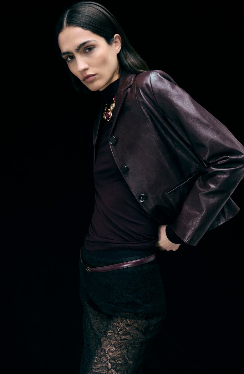 MANGO Mixed Link Collar Necklace, Alternate, color,