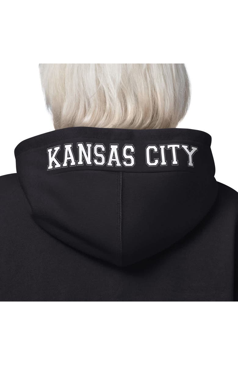 STARTER Women's Starter  Black Kansas City Chiefs 4th Down Full-Zip Hoodie, Alternate, color, Black
