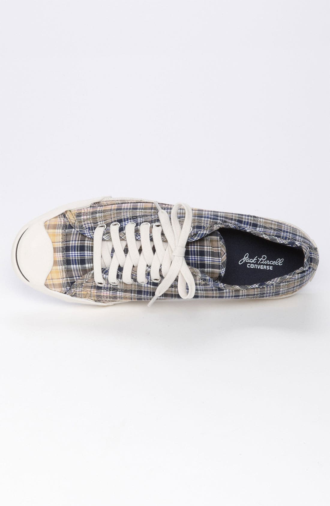 'Jack Purcell' Sneaker, Alternate, color, BROWN/ BLUE/ WHITE PLAID