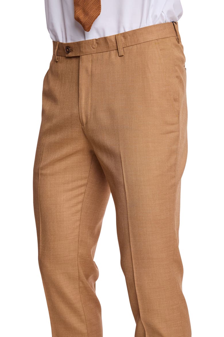 Downing Slim Fit Dress Pants, Alternate, color, KOMBUCHA SHARK