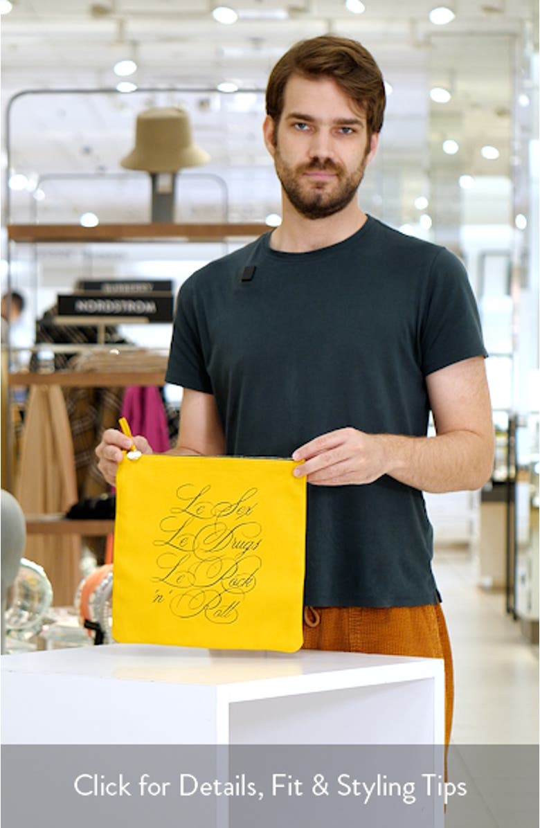 Foldover Leather Clutch, sales video thumbnail