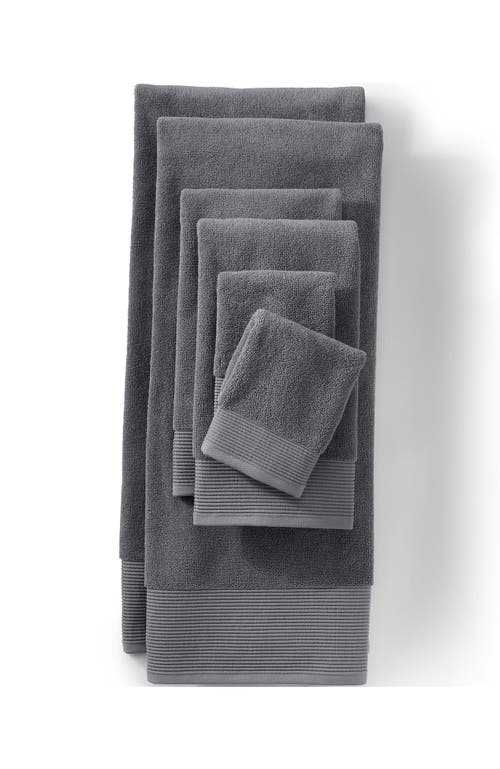 Lands' End Premium Supima Cotton Towel In Rich Steel