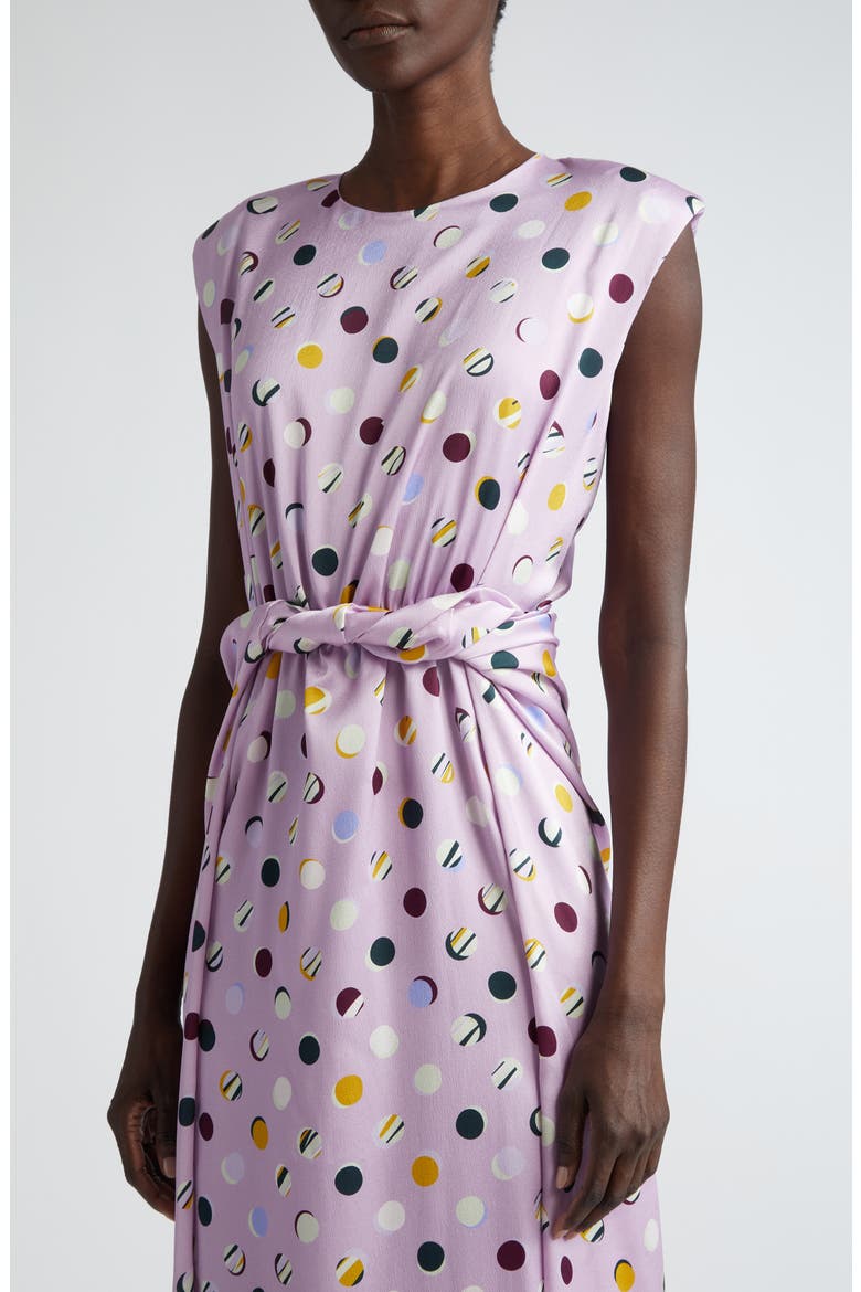 Collage Dots Sleeveless Maxi Dress, Alternate, color, AMETHYST MULTI