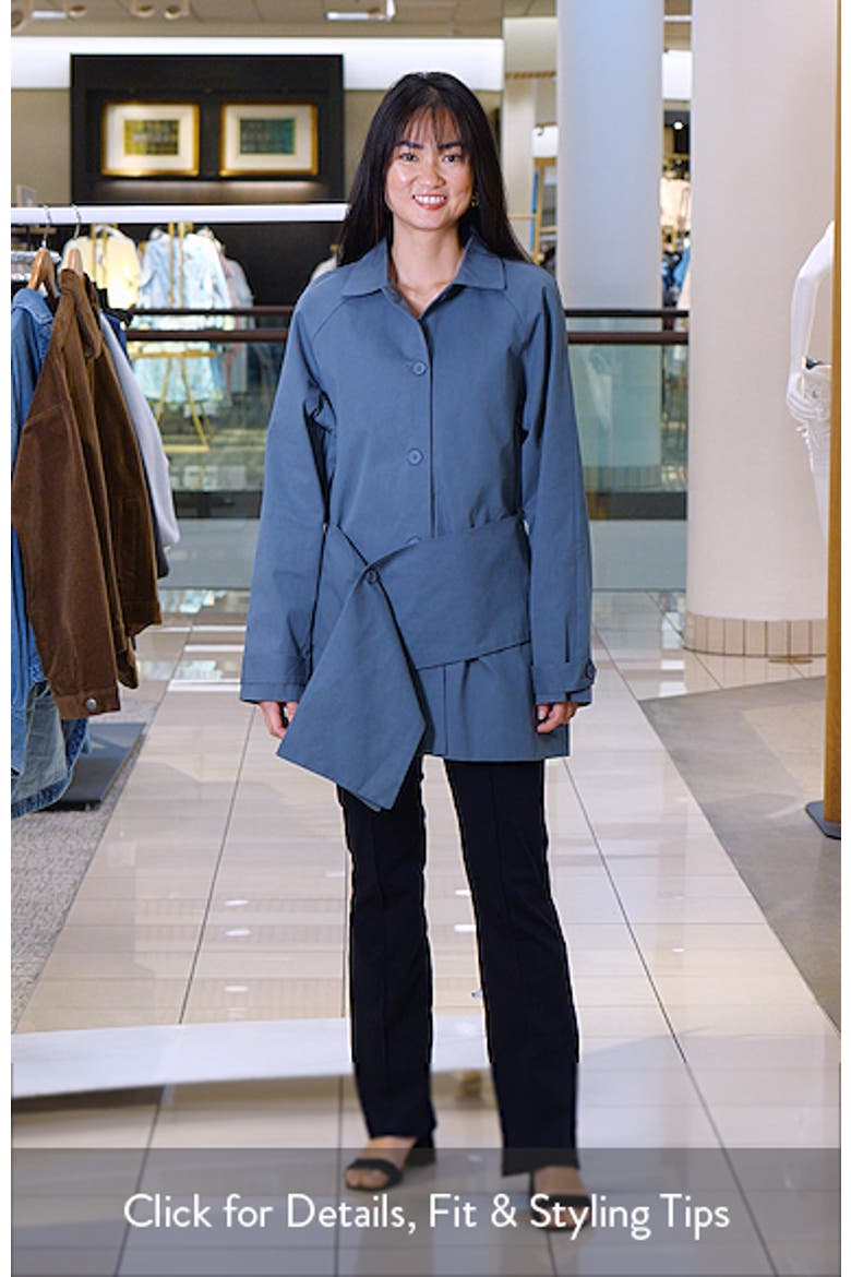 Wiseguy Long Sleeve Cotton Mini Shirtdress video