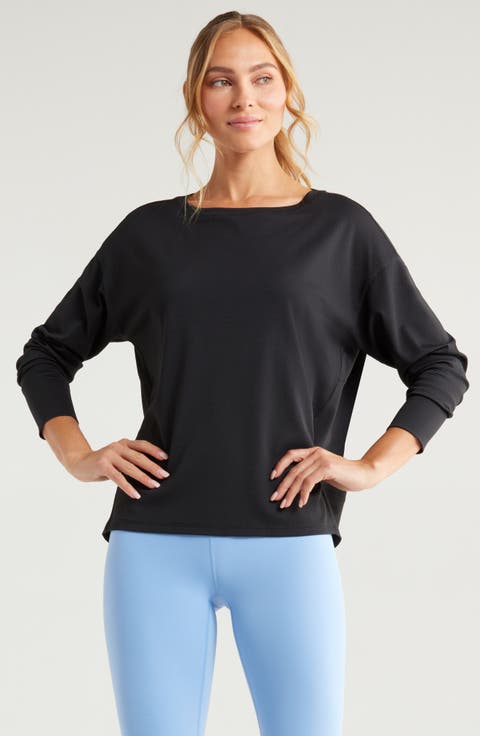 Textured Equilibrium Long Sleeve T-Shirt