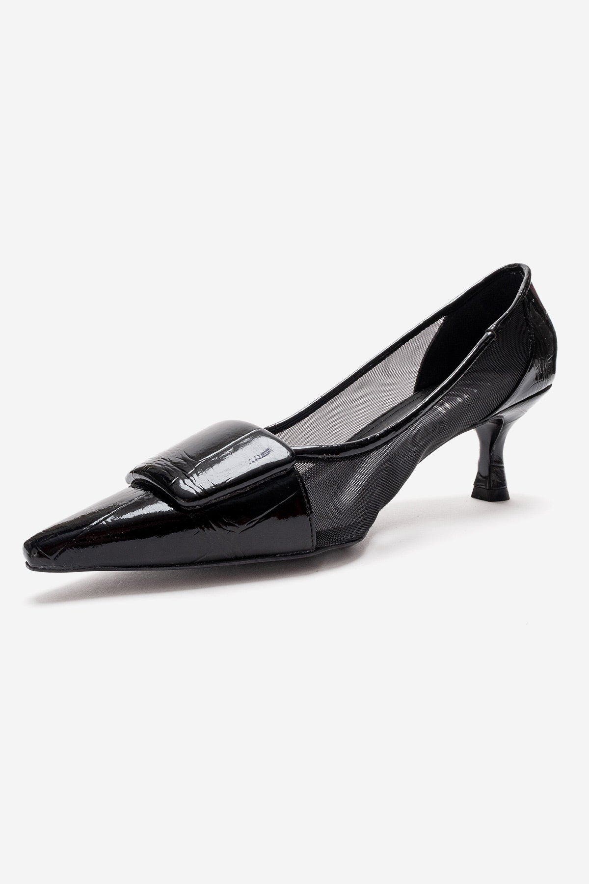 Prologue Shoes Ola Stiletto Pump, Alternate, color, Black Patent