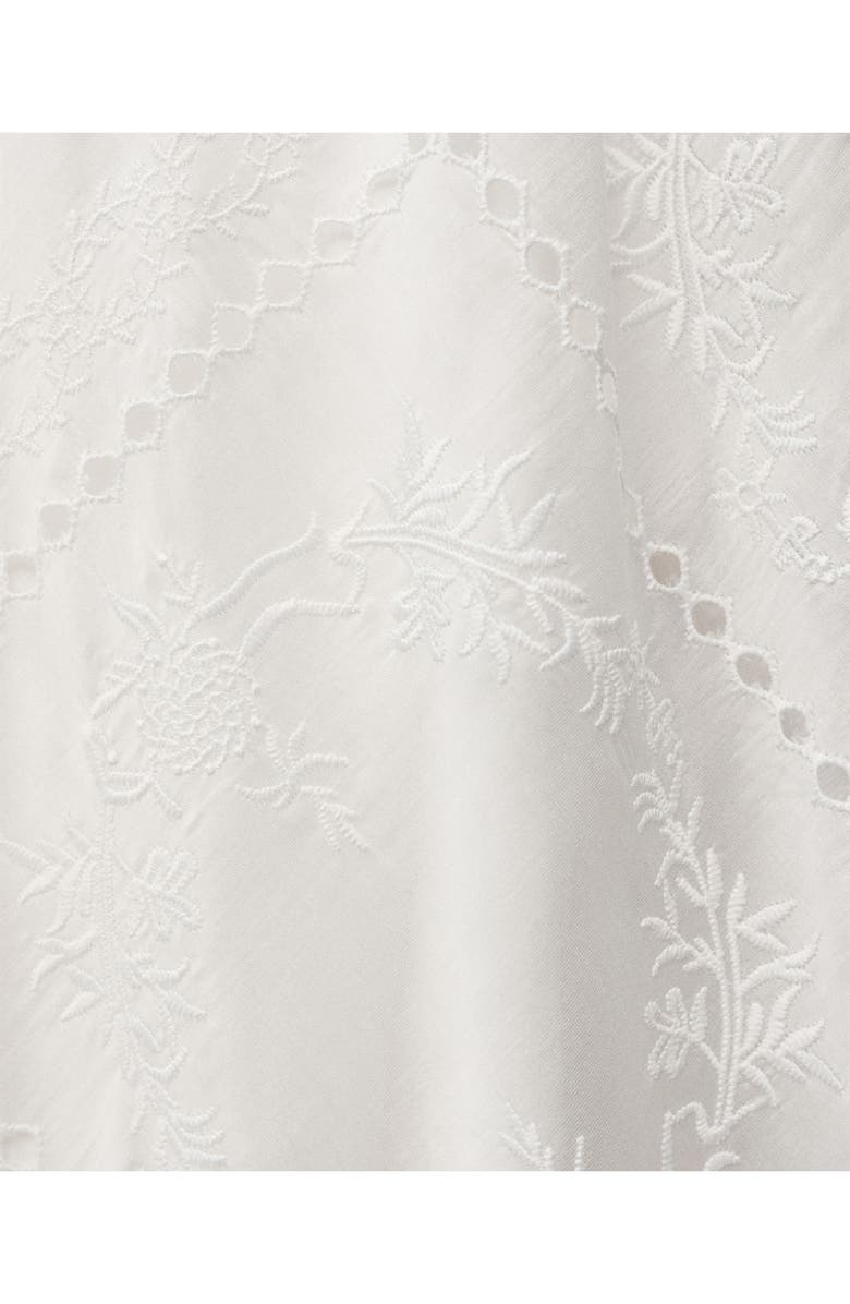 MANGO Eyelet Embroidered Maxi Dress, Alternate, color, 