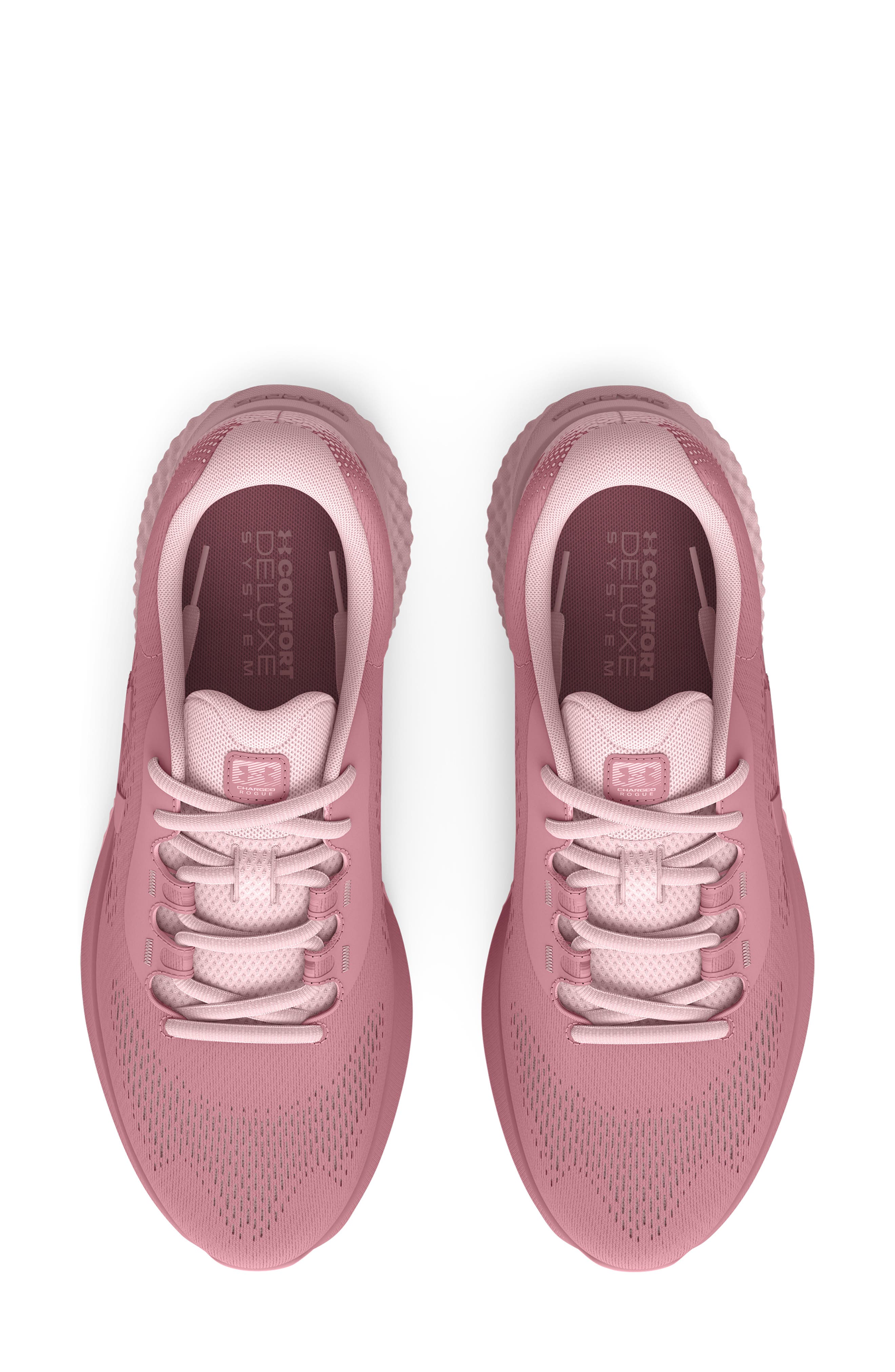 Under Armour Charged Rogue Running Shoe, Alternate, color, Pink Elixir