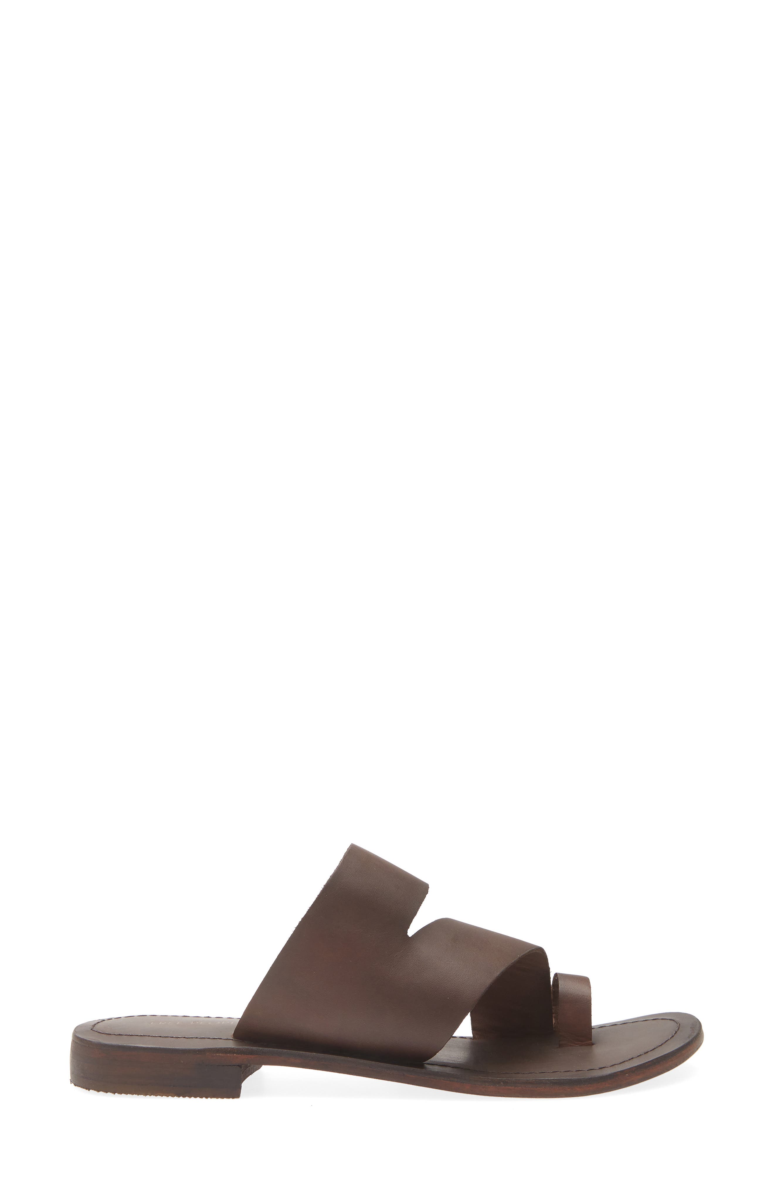 Abilene Toe Loop Sandal, Alternate, color, OAK LEATHER