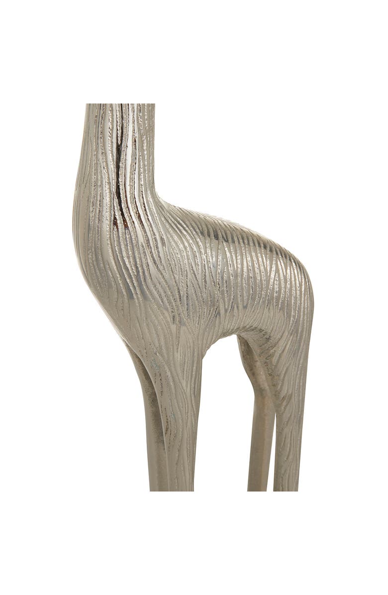 Novogratz Silver Contemporary Giraffe Sculpture - Set of 2, Alternate, color, 