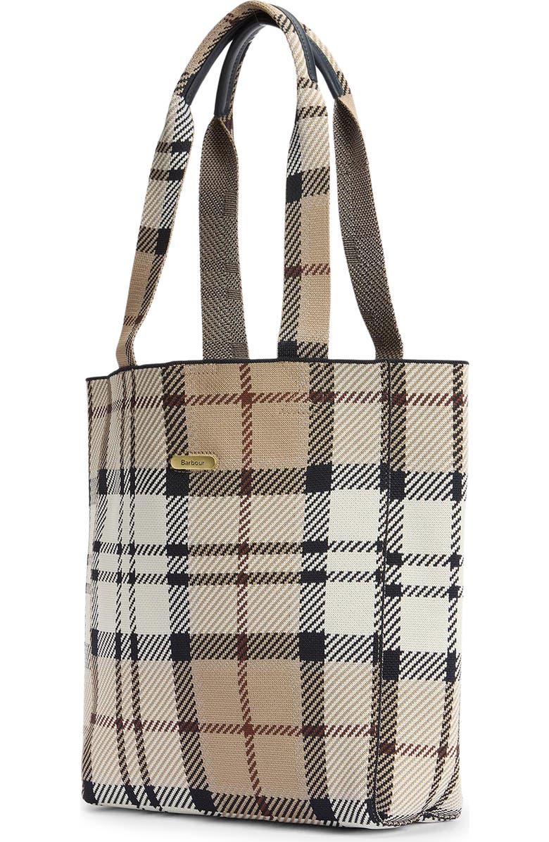 Barbour Layla Tartan Shopper Bag, Alternate, color, Rosewood Tartan