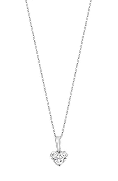 Mika Diamond Heart Pendant Necklace (Nordstrom Exclusive)