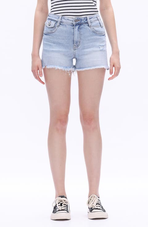 Cutoff Denim Shorts