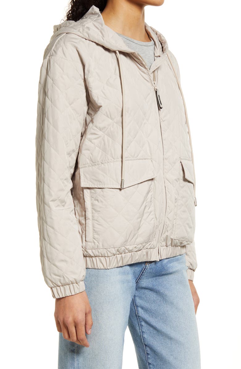Ilse Jacobsen Packable Quilted Hooded Bomber Jacket, Alternate, color,