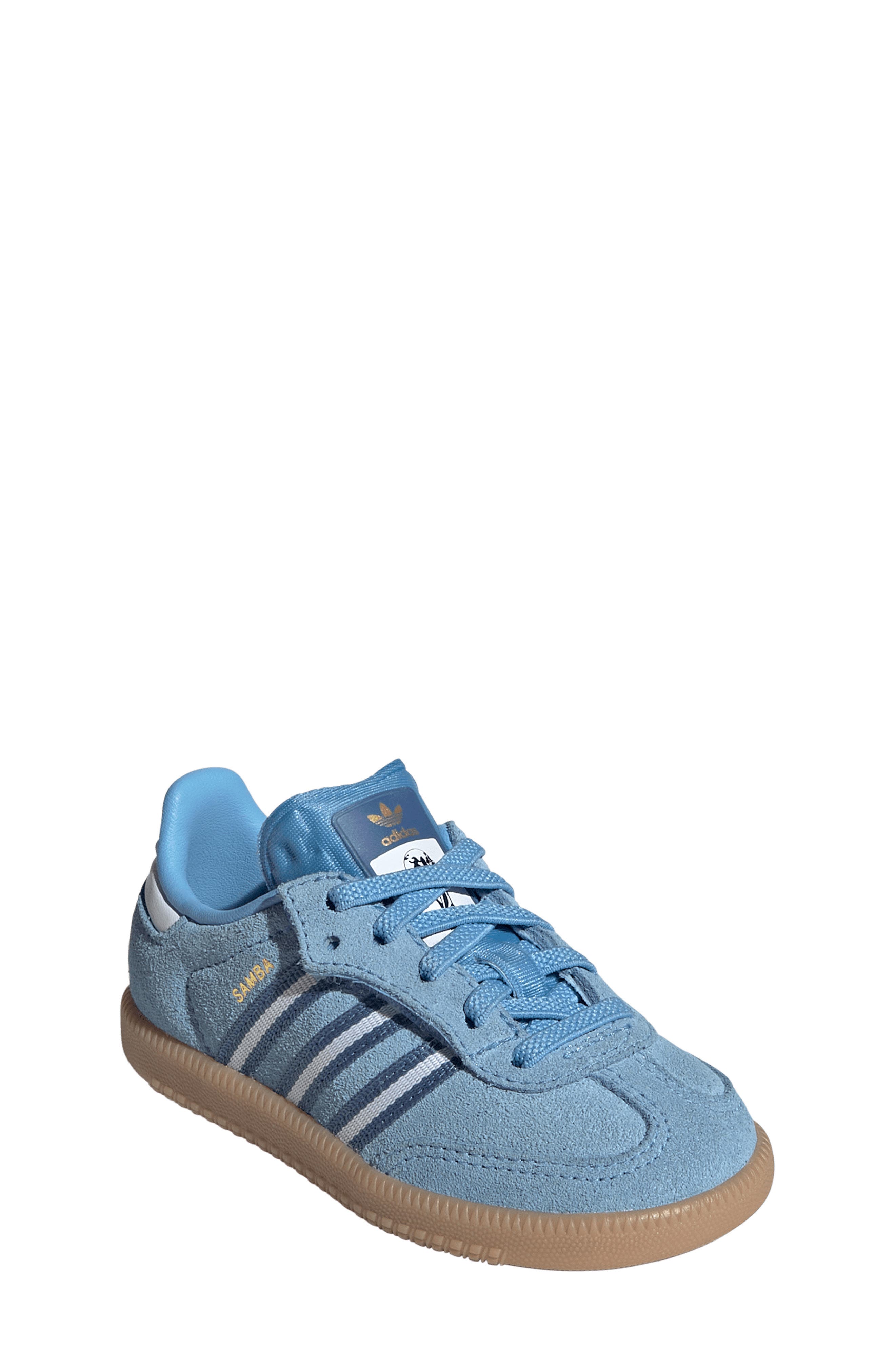 adidas Kids
 x FIFA Samba OG Sneaker, Alternate, color, Light Blue/ Blue/ White