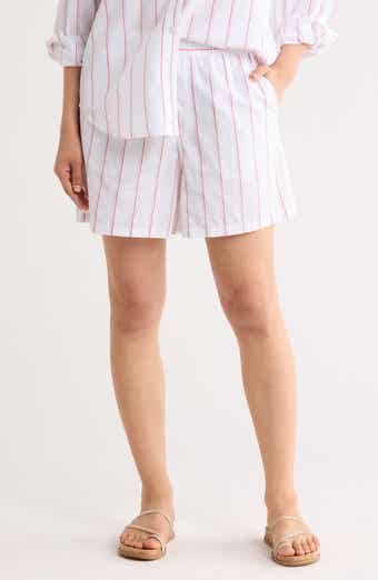 Stripe Cotton Poplin Boxer Shorts