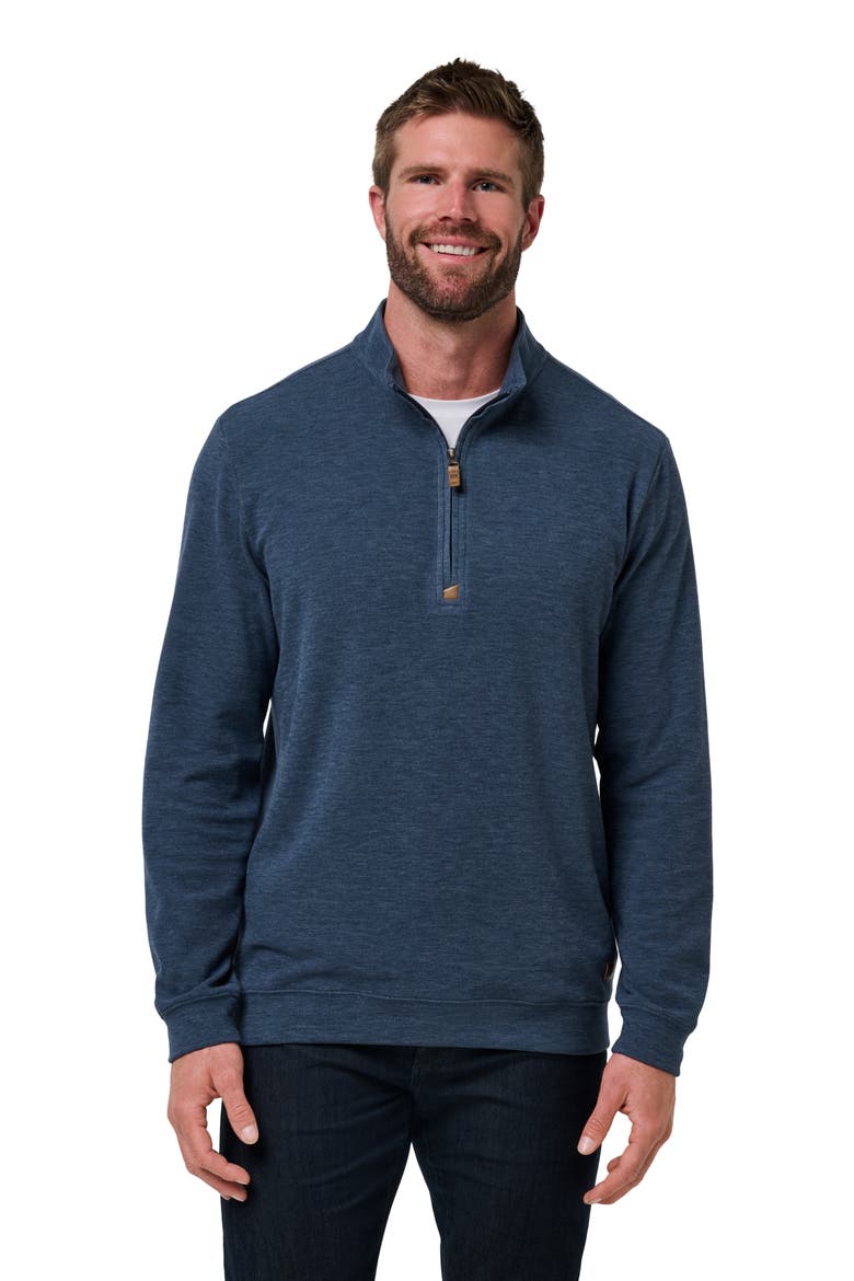 Cloud Quarter Zip, Alternate, color, HEATHER NAVY