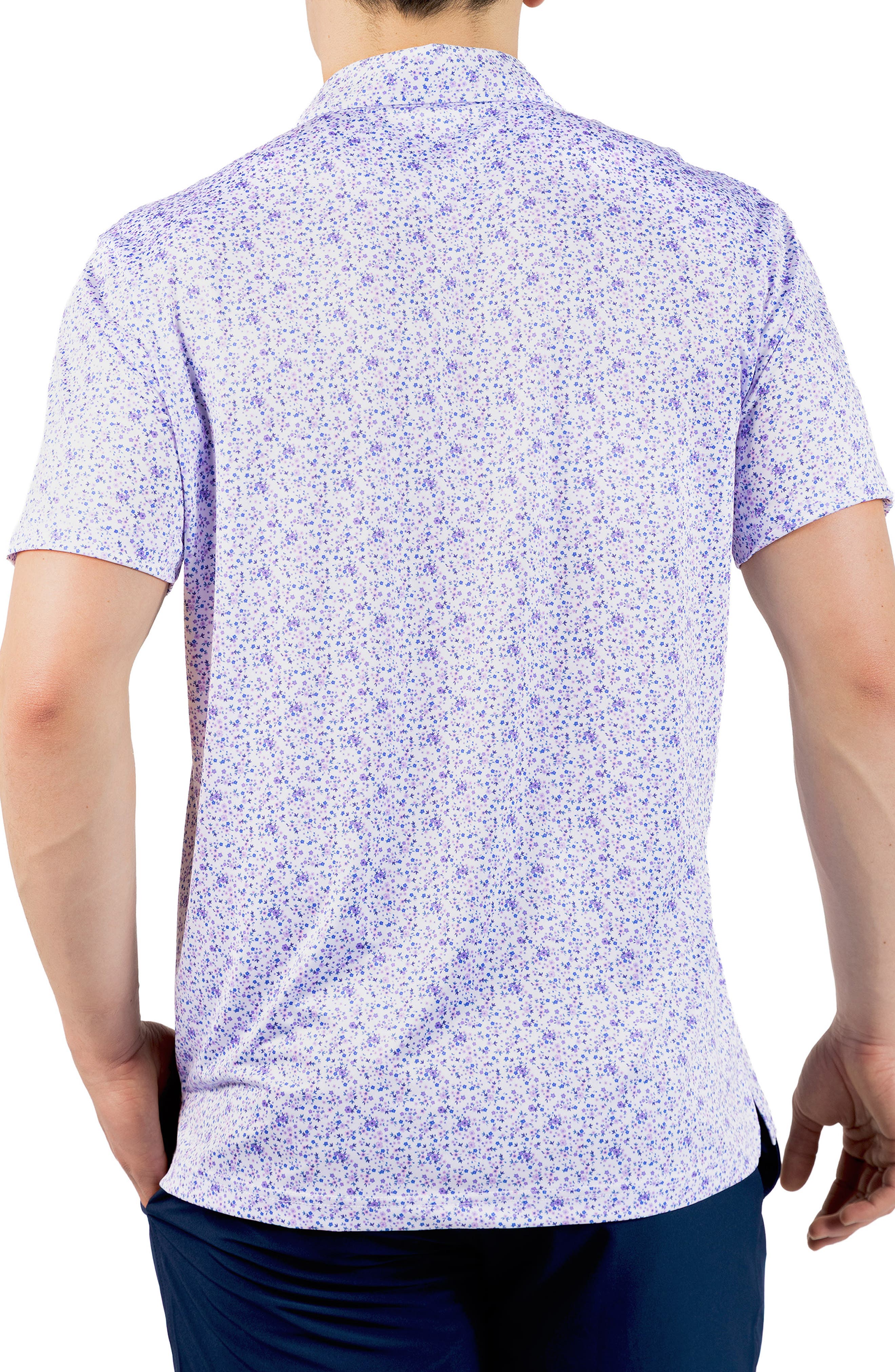 Ditsy Floral Performance Polo - image 2