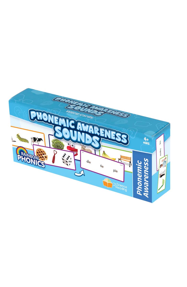Junior Learning Rainbow Phonics Phonemic Awareness Sounds Flash Cards, Alternate, color, Multicolored