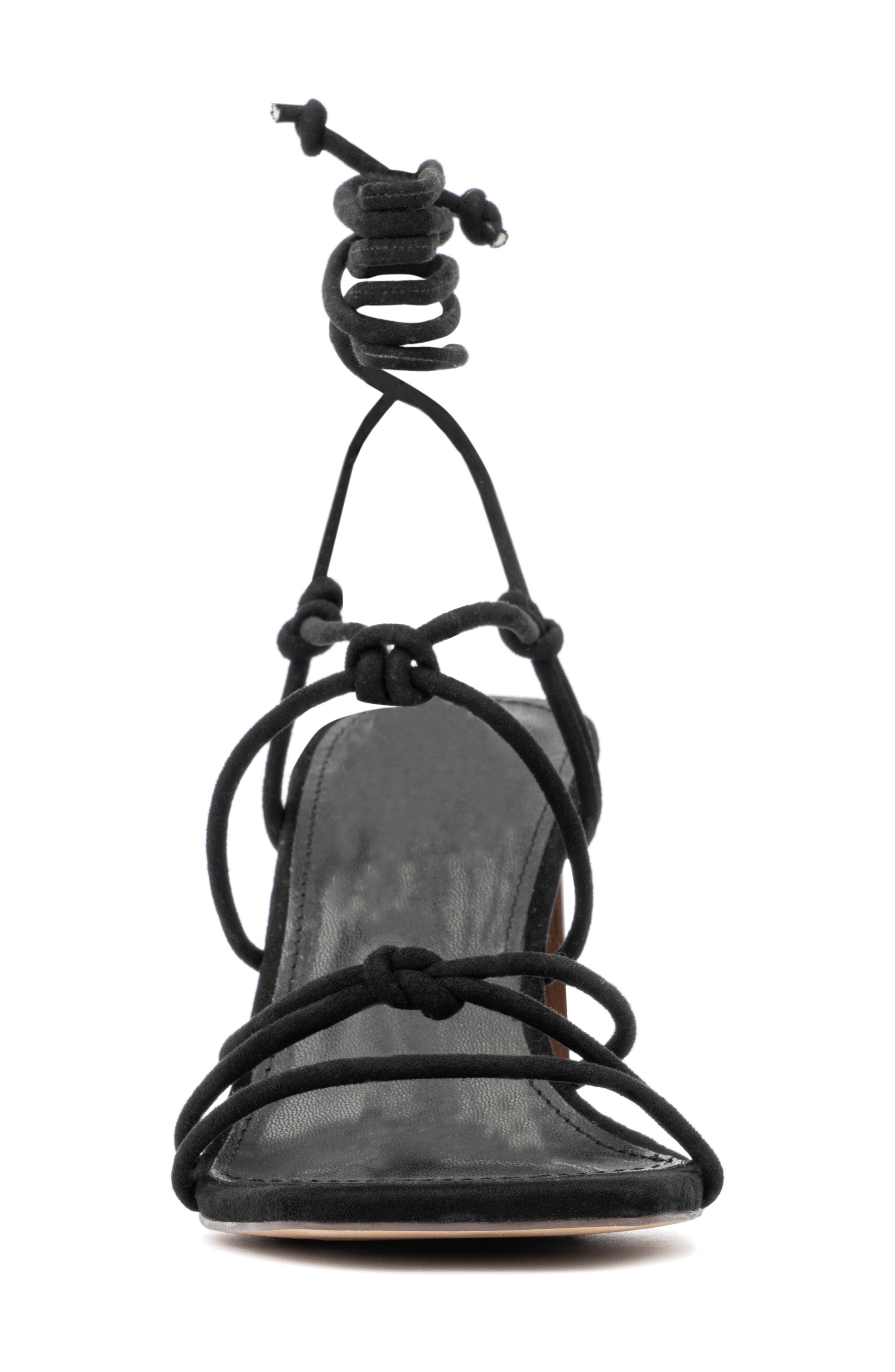 NEW YORK AND COMPANY Bailey Heeled Sandal, Alternate, color, Black