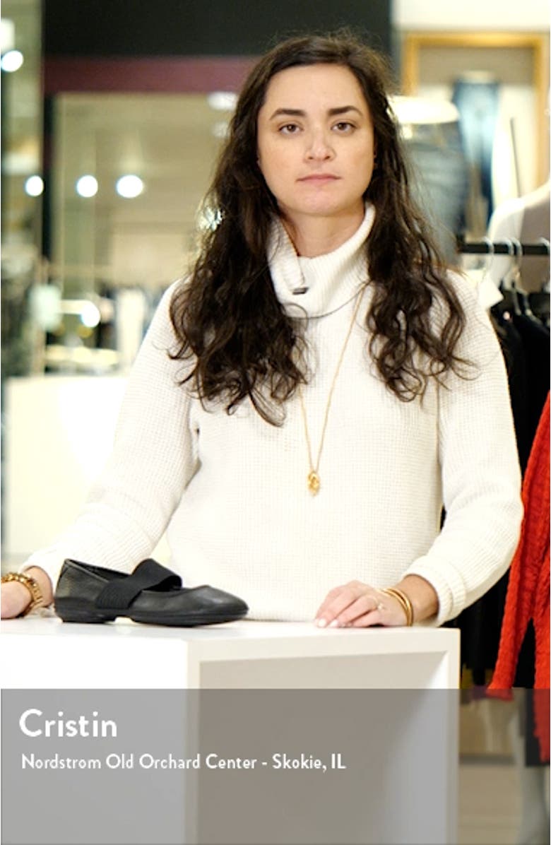 Right Nina Leather Ballerina Flat, sales video thumbnail