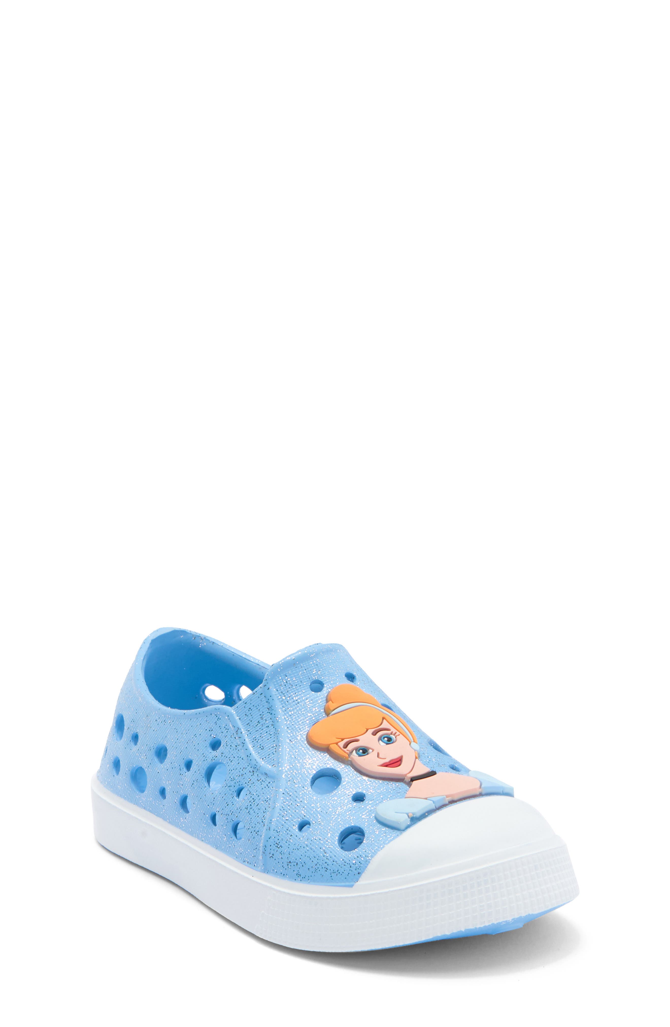 Kids' Cinderella Water Shoe, Main, color, BLUE GLITTER