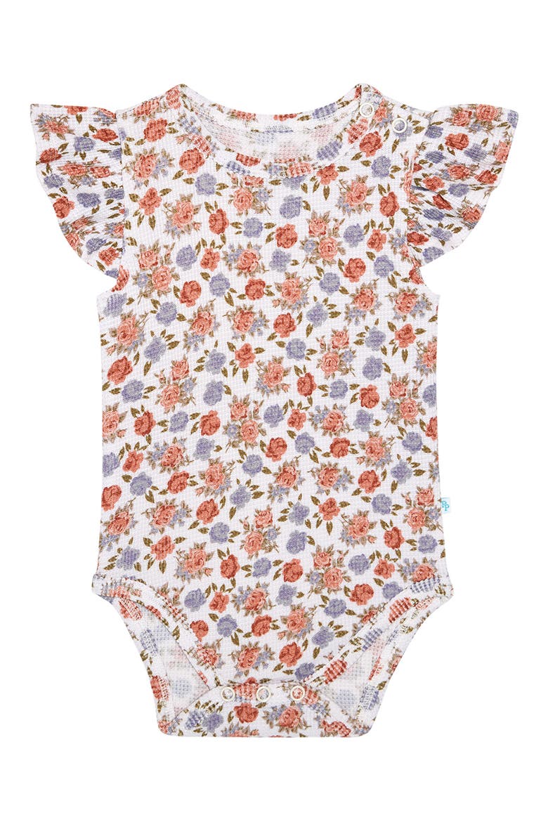 Joanne Assorted 3-Pack Ruffle Bodysuits, Alternate, color, BEIGE