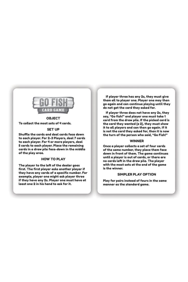 Beach Life Go Fish Card Game, Alternate, color, Multicolor