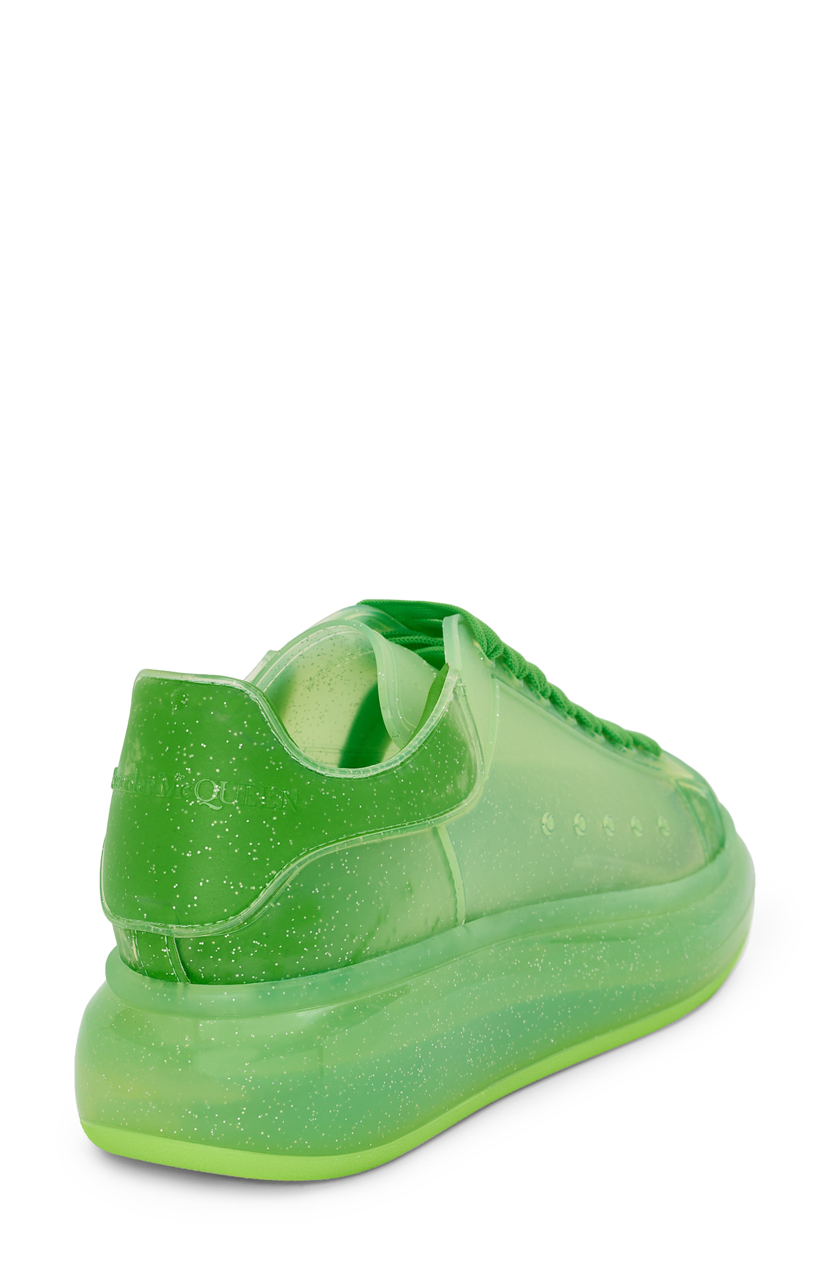McQueen Oversized Glitter Sneaker, Alternate, color, 