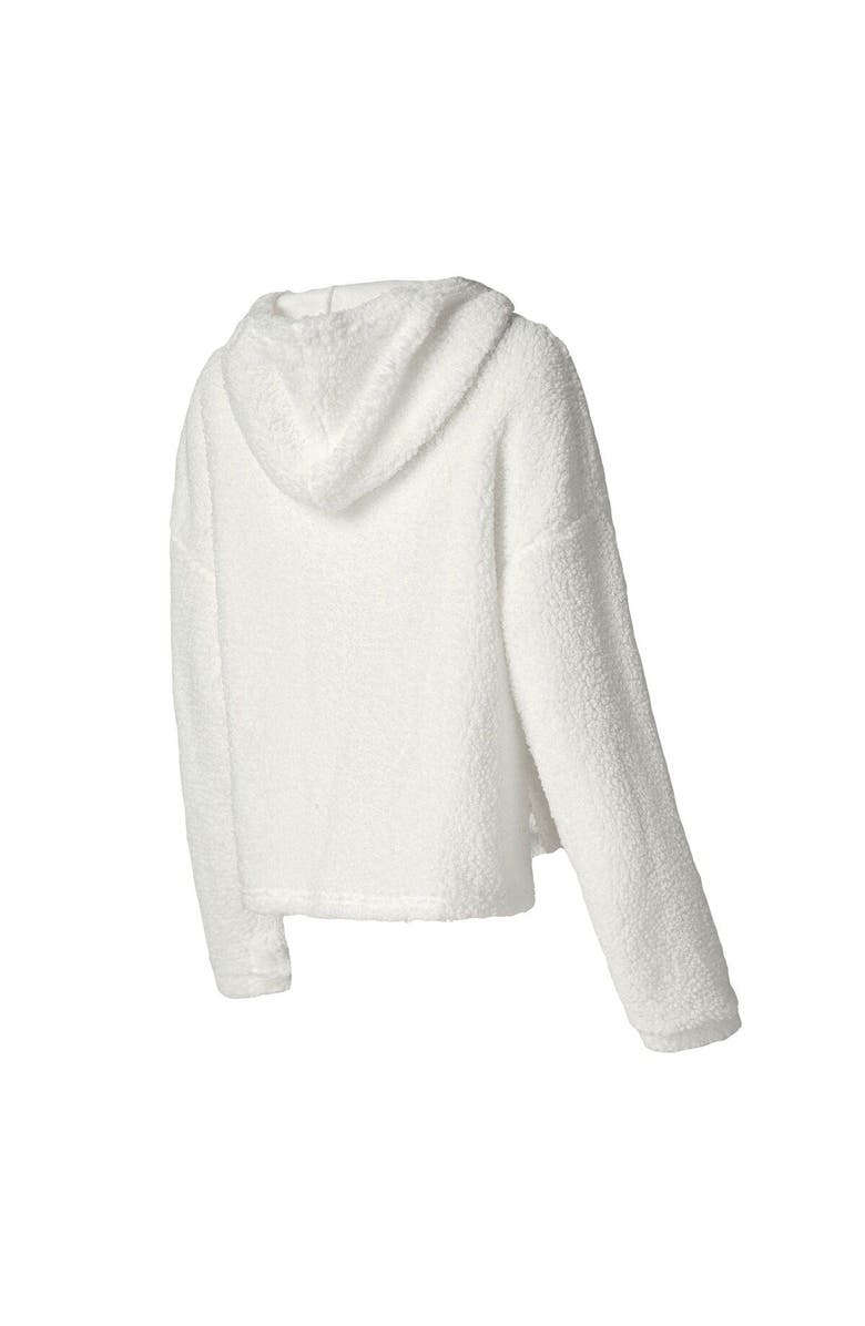 CONCEPTS SPORT Women's Concepts Sport  White Baltimore Ravens Fluffy Pullover Sweatshirt & Shorts Sleep Set, Alternate, color, White