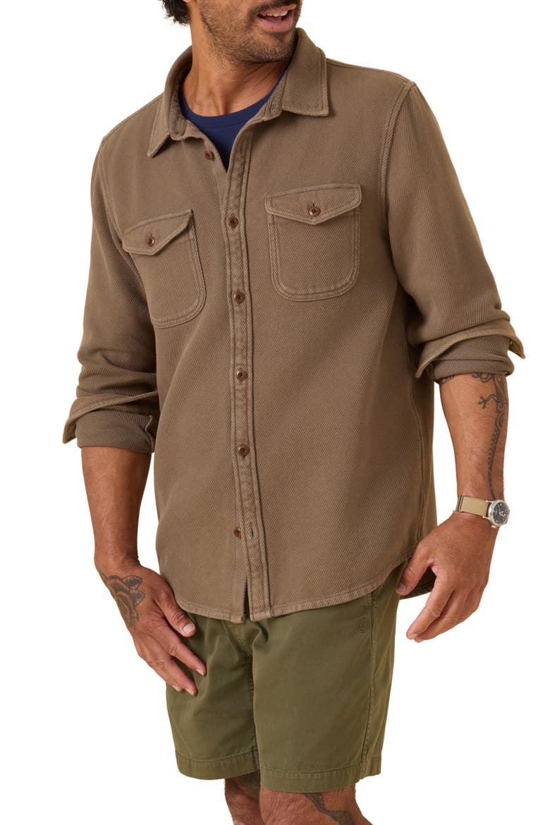 Chroma Blanket Shirt, Main, color, KELP BLOOM