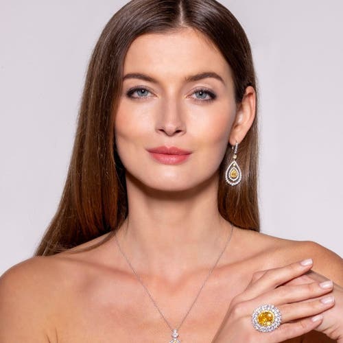Anna Zuckerman Mona Lisa Canary Drops In Canary Yellow