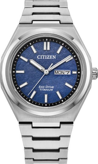 Citizen Zenshin Three-Hand Super Titanium™ Bracelet Watch, 39mm