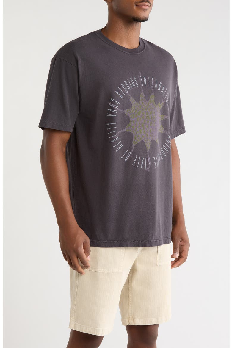 Simulation Graphic T-Shirt, Alternate, color, FADED BLACK