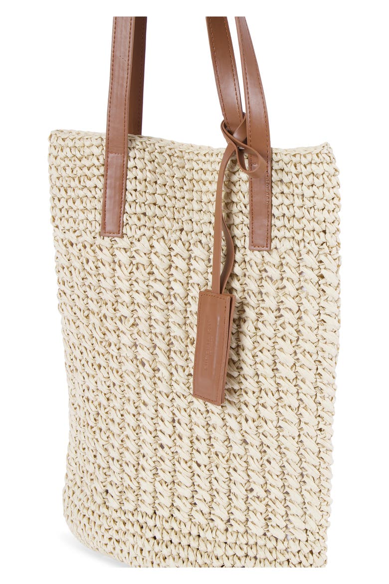 Chelsea Straw Tote, Alternate, color, NATURAL