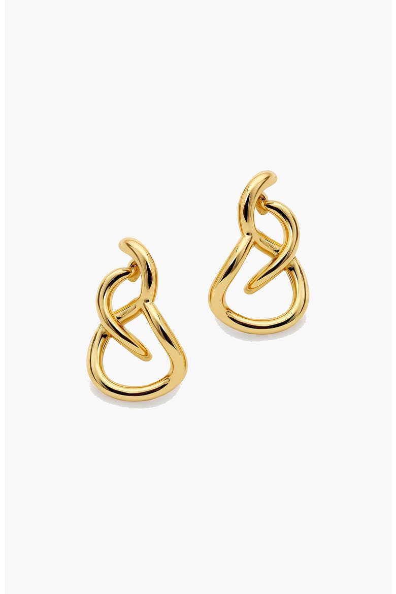 Aura Loop Earrings in Gold, Main, color, Gold
