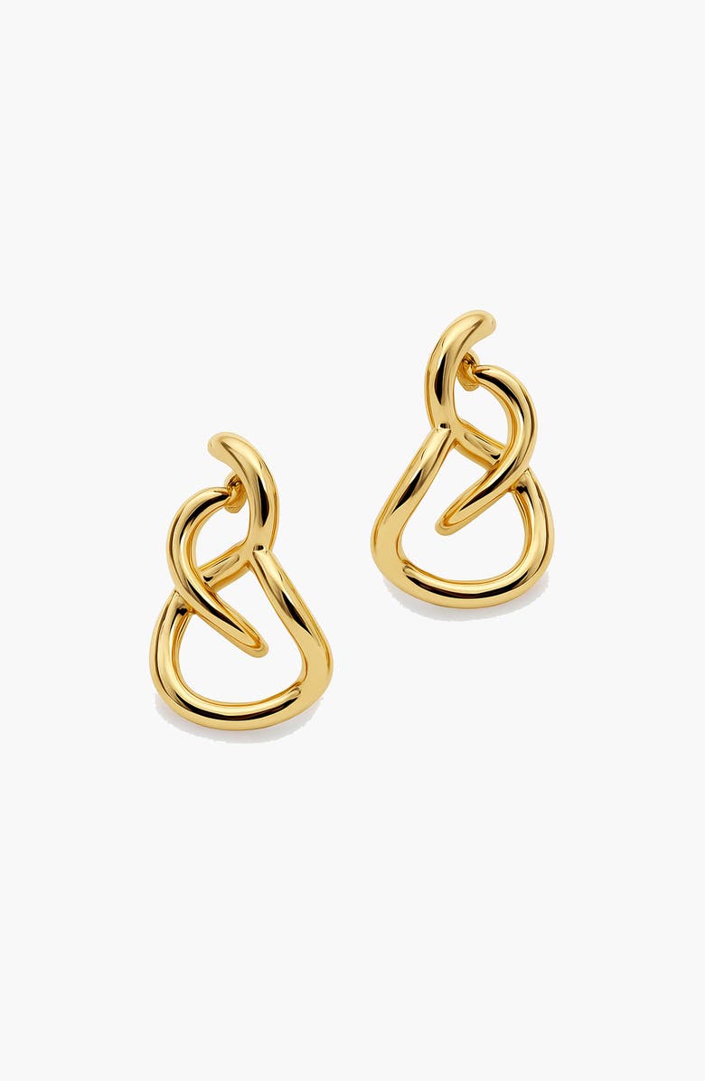 YOJ Aura Loop Earrings in Gold, Main, color, Gold