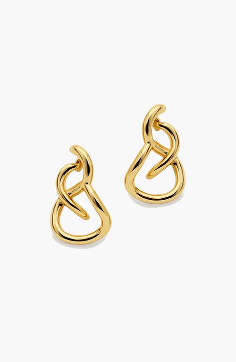 Aura Loop Earrings in Gold