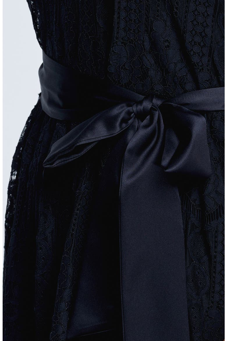 Lakeside Lace Midi Dress, Alternate, color, BLACK/GOLD