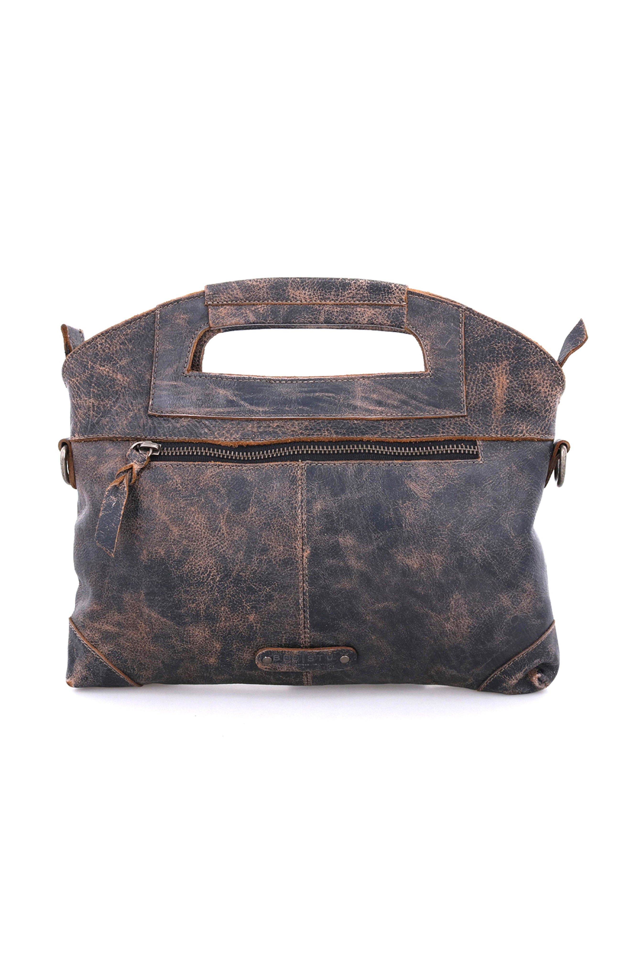 Bed Stu Greenway Handbag, Alternate, color, Black Lux