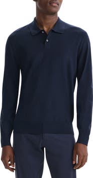 Theory Goris Long Sleeve Polo