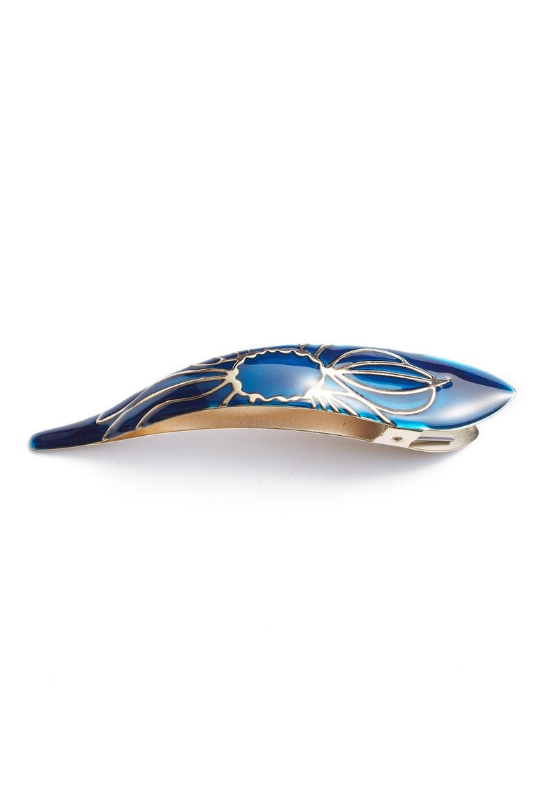 Maximas Lotus Hair Clip, Main, color, ROYAL BLUE