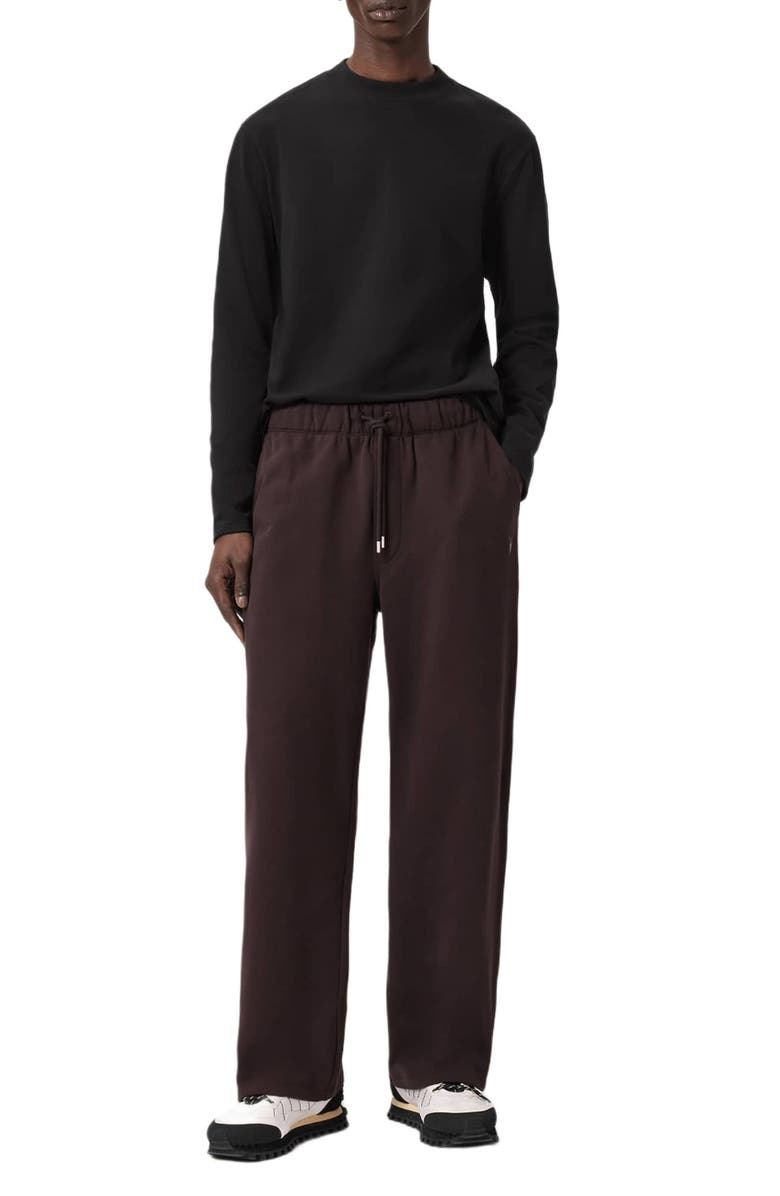 AllSaints Asher Sweatpants, Alternate, color, Plum Brown