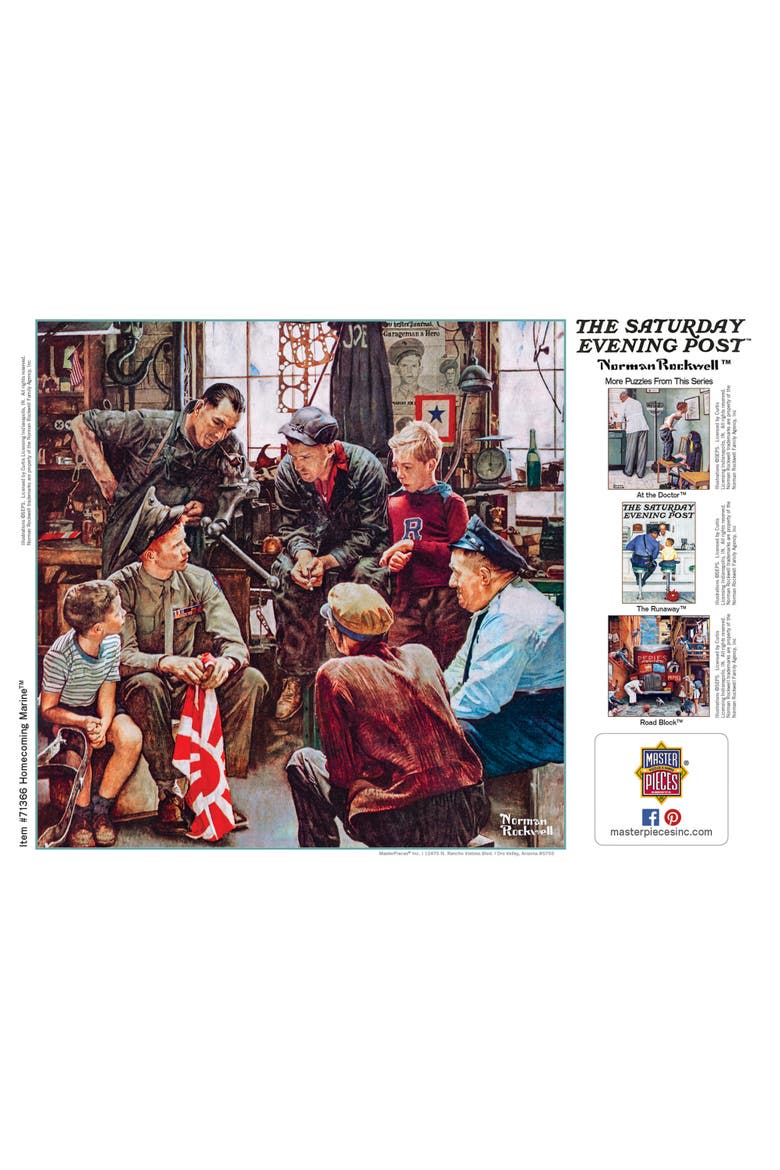 Homecoming Marine 1000 Piece Puzzle, Alternate, color, Multicolor