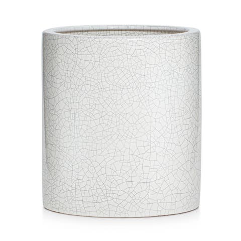 Frattura White Waste Basket