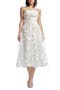 Kailyn Sequin Floral Appliqué Strapless Cocktail Dress